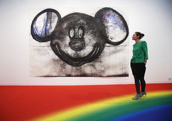Mickey para Micky en la Frieze Art Fair de Londres